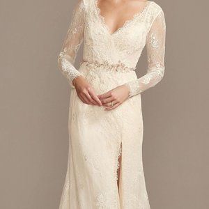 Melissa Sweet lace wedding dress